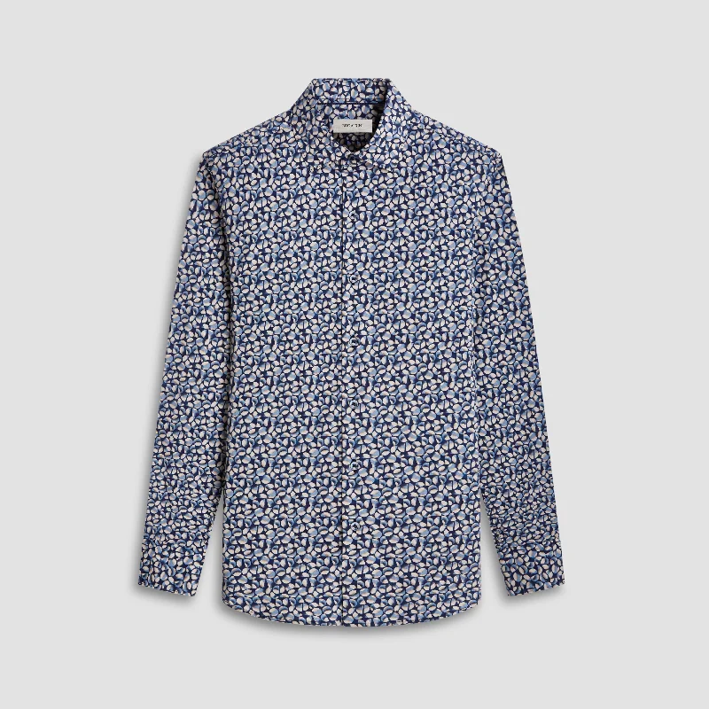 Relaxed Layers Casual Tops Axel Geometric Shirt