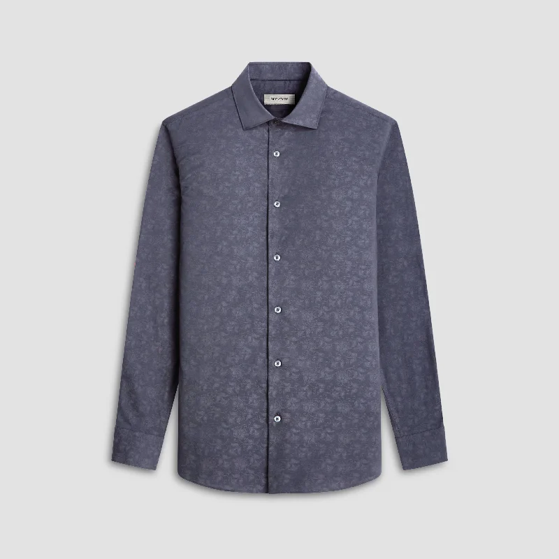 Flexible Styles Street Pants Axel Tonal Floral Jacquard Shirt