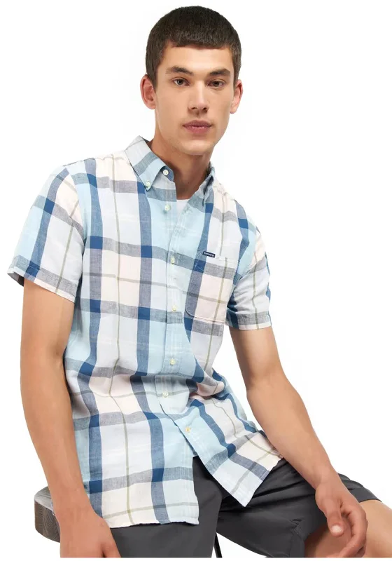 Lightweight Apparel Stylish Accessories Barbour Angus Tailored Tartan Shirt, Pink Salt Lightweight Apparel Stylish Accessories Barbour Angus Tailored Tartan Shirt, Pink Salt