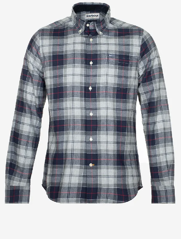 Outdoor Essentials Trendy Layers Fortrose Tailored Tartan Shirt Cordovan