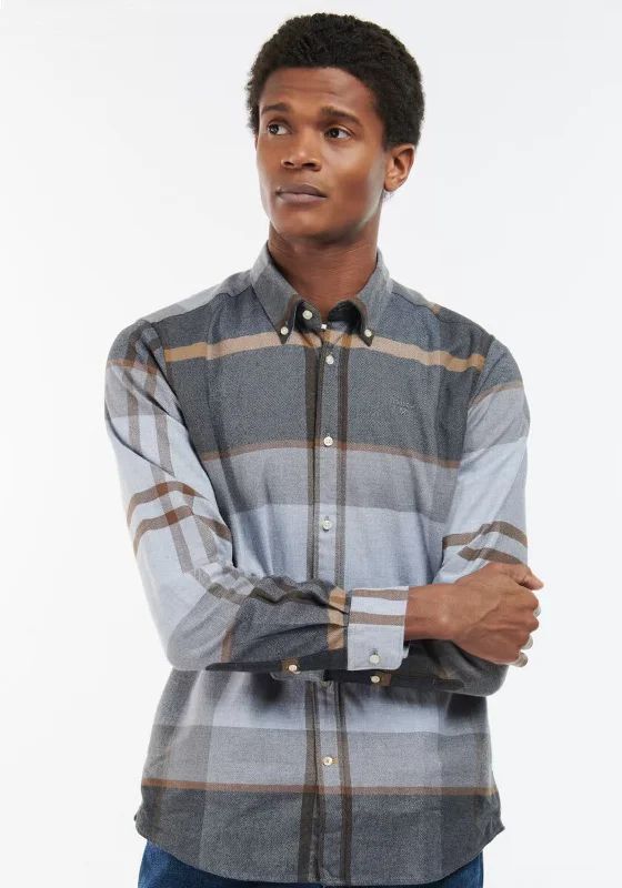 Simple Comfort Casual Jackets Barbour Iceloch Tailored Shirt, Greystone