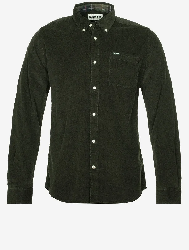 Versatile Outfits Warm Hoodies Ramsey Tailored Corduroy Shirt Forest