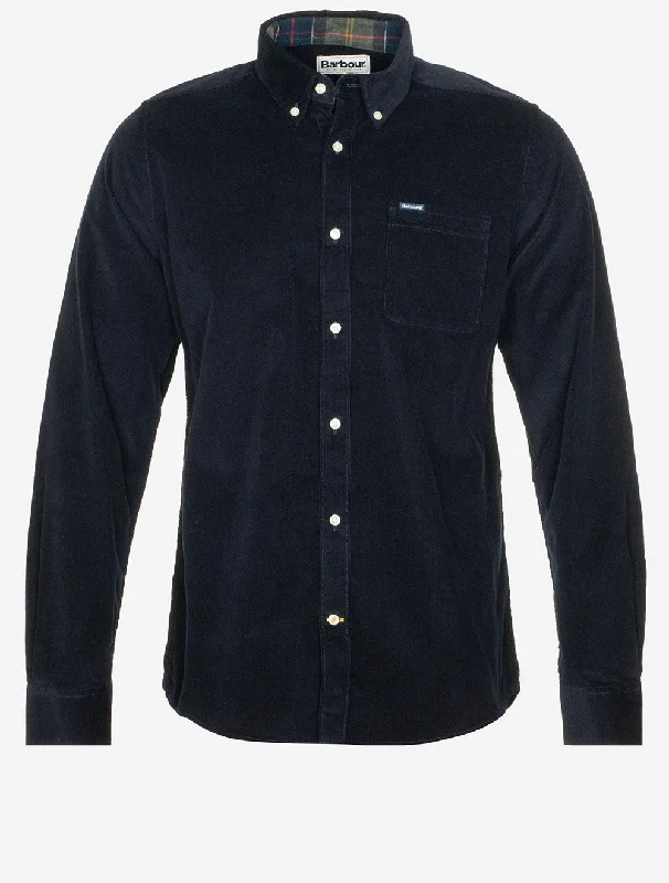 Comfy Sweaters Trendy Jeans Ramsey Tailored Corduroy Shirt Navy