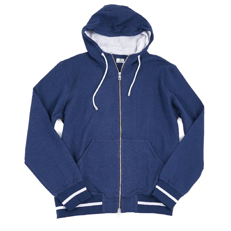 Cozy Pants Comfortable Hoodies Borrelli Slim-Fit Hooded Sweatshirt