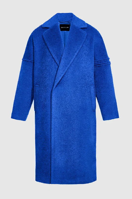 Bouclé Alpaca Robe Coat