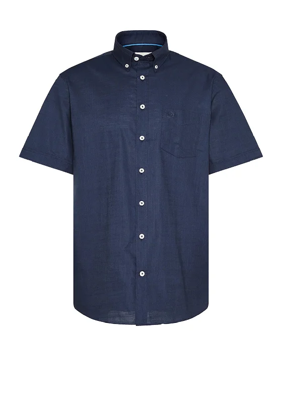 Casual Layers Sporty Sweatshirts Bugatti Short Sleeve Shirt, Navy