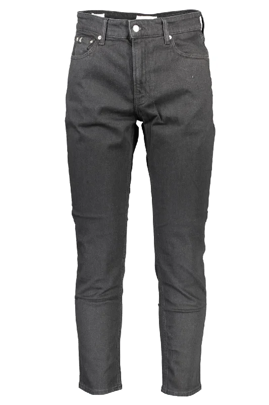Casual Knitwear Simple Jeans Calvin Klein Sleek  Cotton Blend Men's Jeans