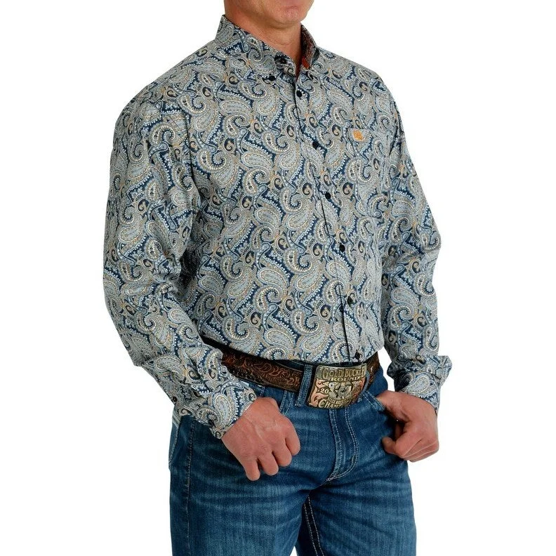 Weekend Wear Casual Shorts Cinch Western Shirt Mens L/S Paisley Button XXL Multi-Color MTW1105702 Weekend Wear Casual Shorts Cinch Western Shirt Mens L/S Paisley Button XXL Multi-Color MTW1105702