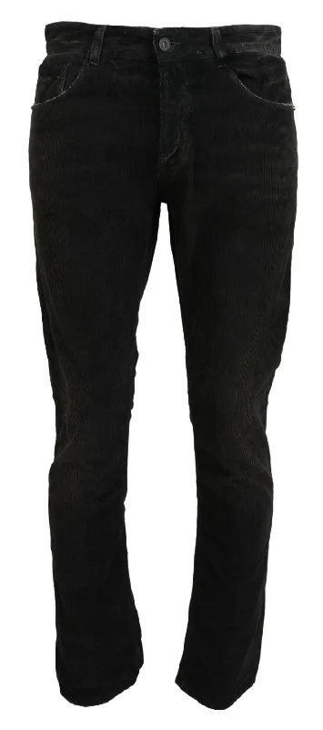 Soft Jackets Relaxed Tops Costume National  Cotton Corduroy Men Casual Men's Jeans