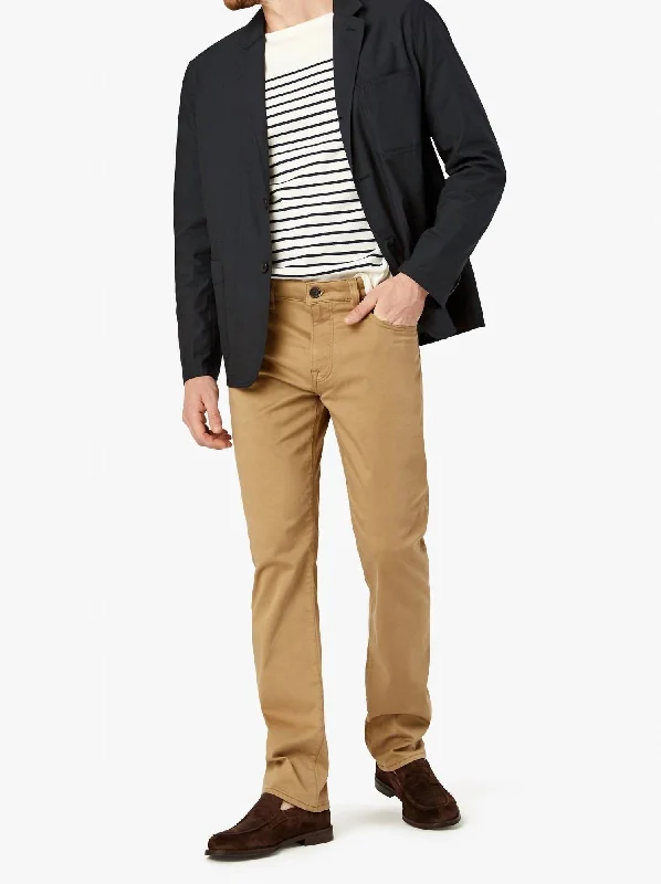 Laid-Back Wear Urban Pants Courage Straight Leg Pants In Khaki Twill