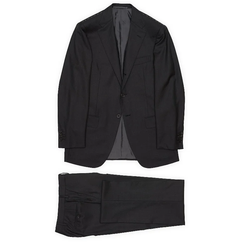 Soft Jackets Versatile Shorts D'AVENZA for VANNUCCI Charcoal Gray Wool Handmade Suit EU 46 NEW US 36 Soft Jackets Versatile Shorts D'AVENZA for VANNUCCI Charcoal Gray Wool Handmade Suit EU 46 NEW US 36