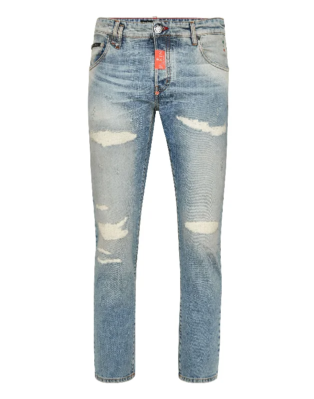 Versatile Outfits Stylish Footwear Denim Trousers Skinny Fit Hexagon