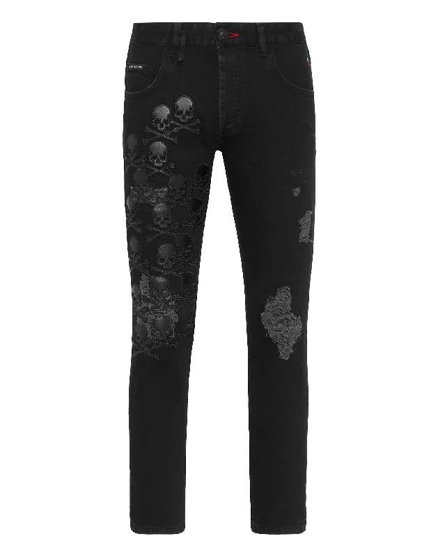 Denim Trousers Skinny Fit Skull&Bones