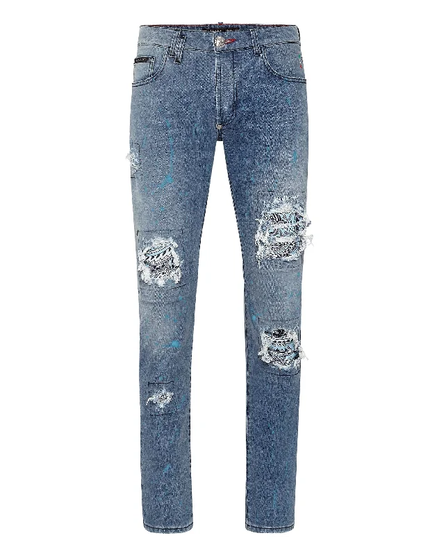 Everyday Comfort Urban Pants Denim Trousers Super Straight Cut Fit