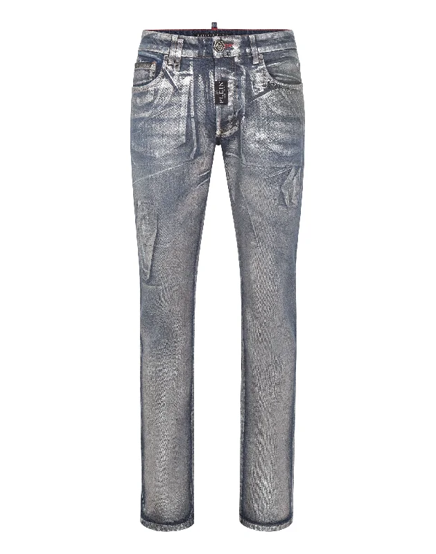 Classic Jackets Athletic Tops Denim Trousers Super Straight Cut Fit