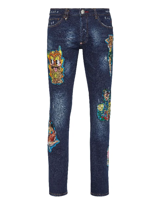 Denim Trousers Super Straight Cut Hawaii