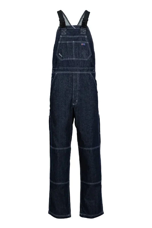 Everyday Comfort Wear Comfortable Shirts Fire Resistant Bib Overalls In Denim