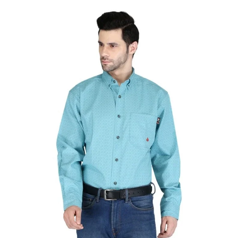 Casual Knitwear Classic Pieces Forge FR Work Shirt Mens L/S Flame Resistant Print Button MFRPLDB222 Casual Knitwear Classic Pieces Forge FR Work Shirt Mens L/S Flame Resistant Print Button MFRPLDB222