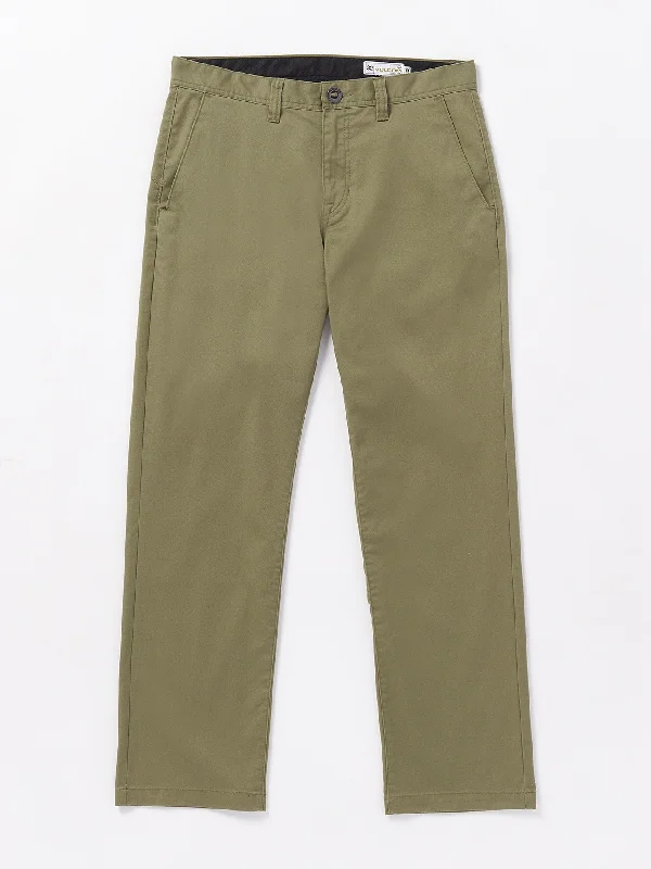 Classic Jackets Comfort Jeans Frickin Regular Stretch Chino Pants - Thyme Green