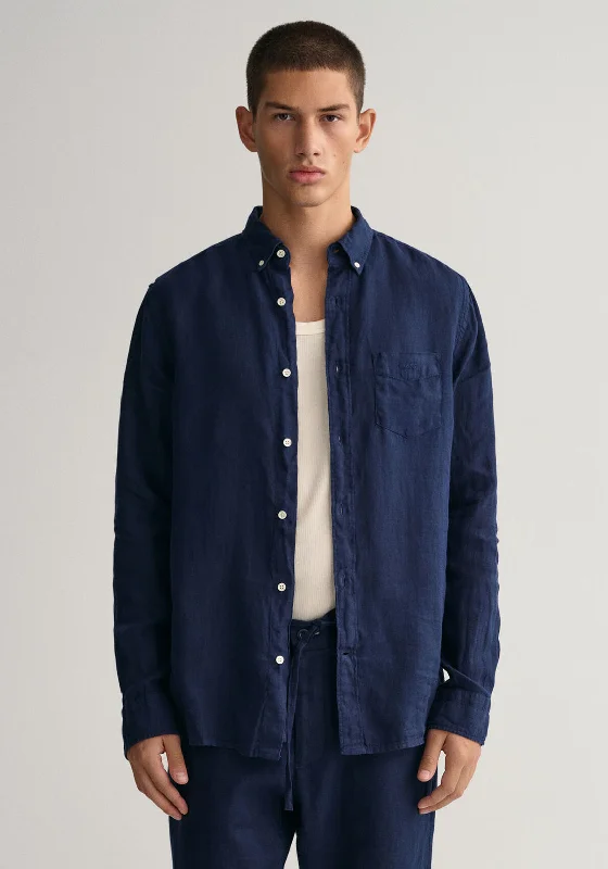 Outdoor Gear Urban Pants Gant Garment Dyed Linen Shirt, Marine
