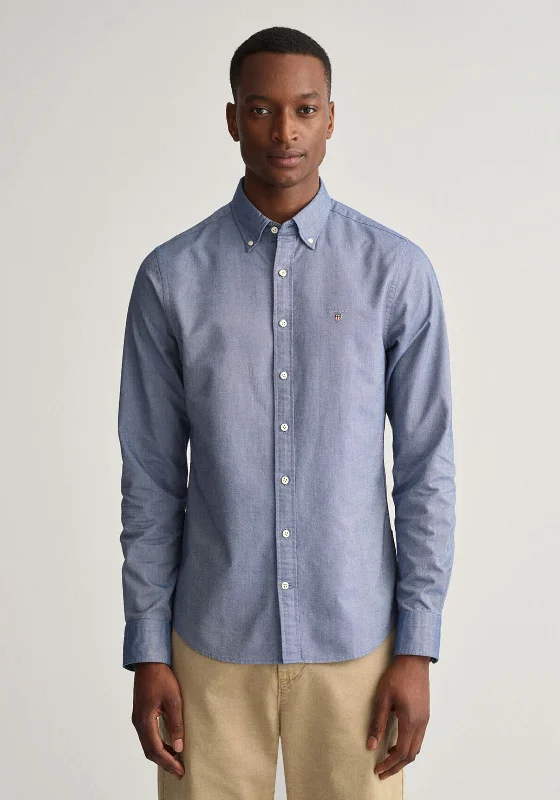 Gant Oxford Slim Fit Shirt, Persian Blue