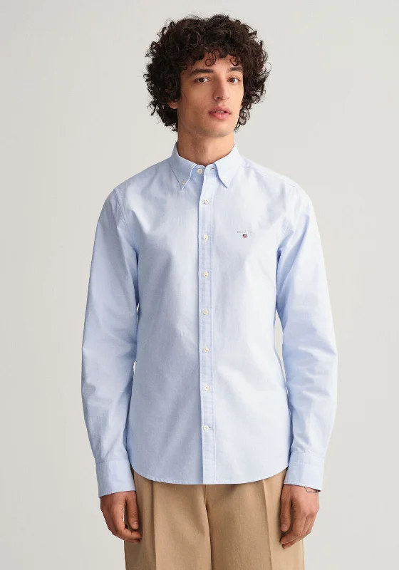 Gant Oxford Slim Fit Shirt, Capri Blue