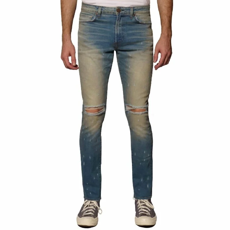 Comfortable Knitwear Relaxed Tops Greyson Distressed Jean In Destructed Marrakesh