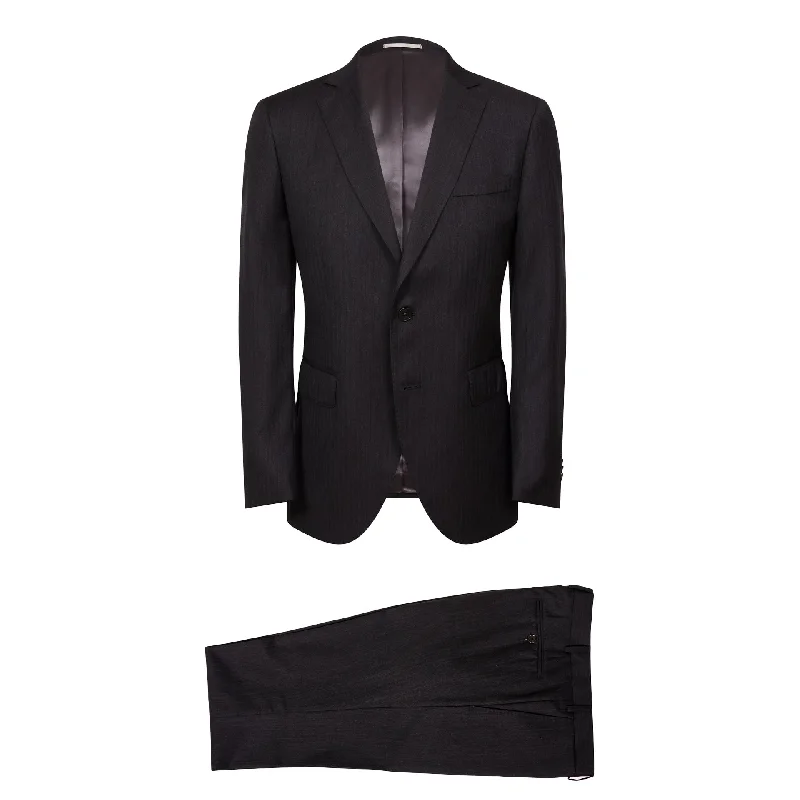 Warm Essentials Comfortable Jeans Henry Sartorial Oakham Suit Charcoal LG