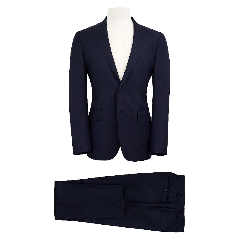 HENRY SARTORIAL Twill Suit NAVY REG