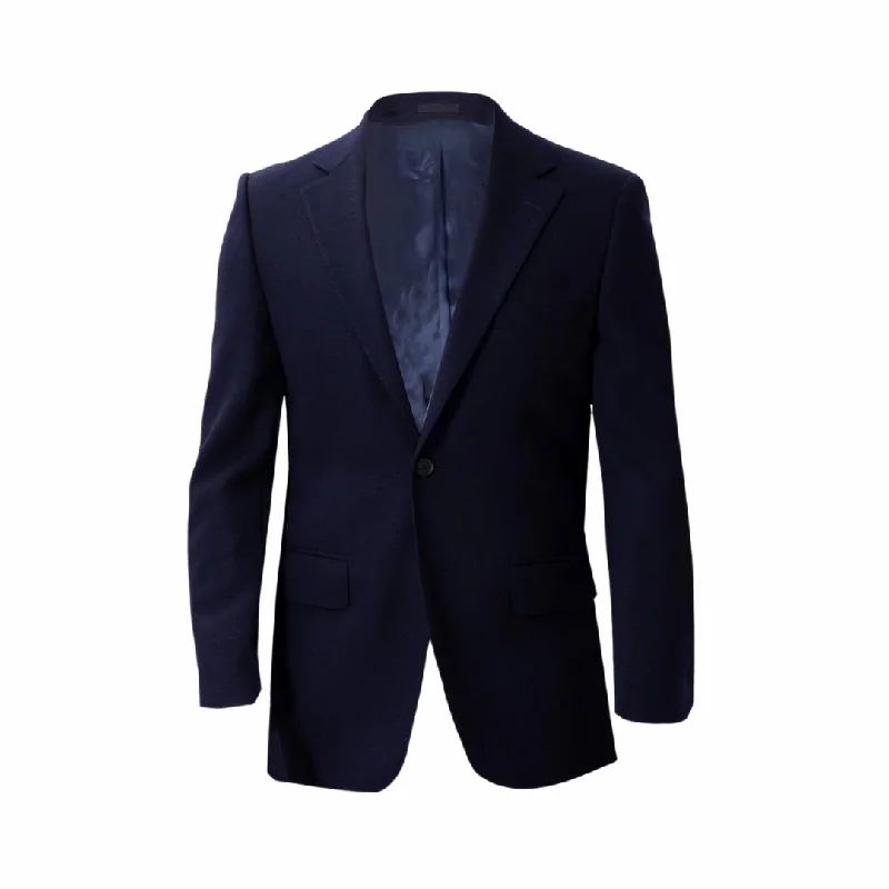 Warm Wear Warm Hoodies HENRY SARTORIAL London High Twist Travel Blazer INDIGO SH