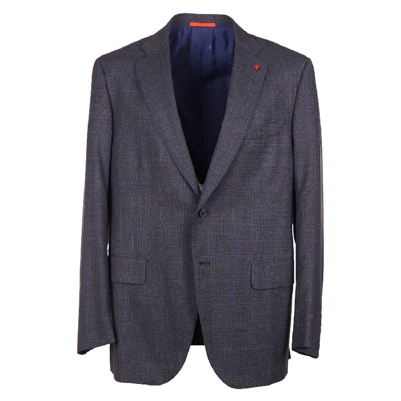 Effortless Comfort Relaxed Tops Isaia Slim-Fit 'Sanita' Wool Suit