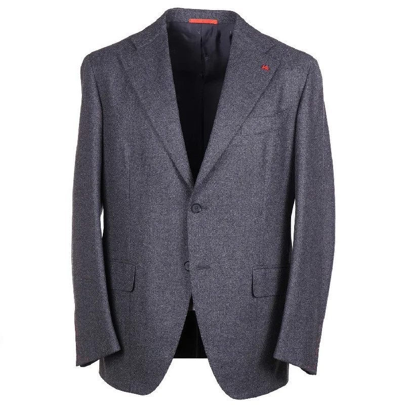 Isaia Soft Micro Boucle Wool Suit