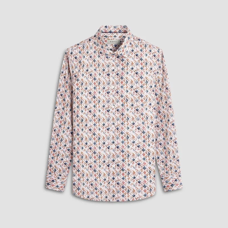 Cozy Basics Sporty Bottoms Julian Mosaic Shirt