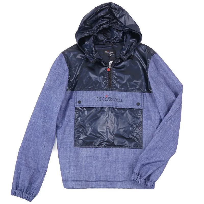 Kiton Techno Wool Anorak Jacket