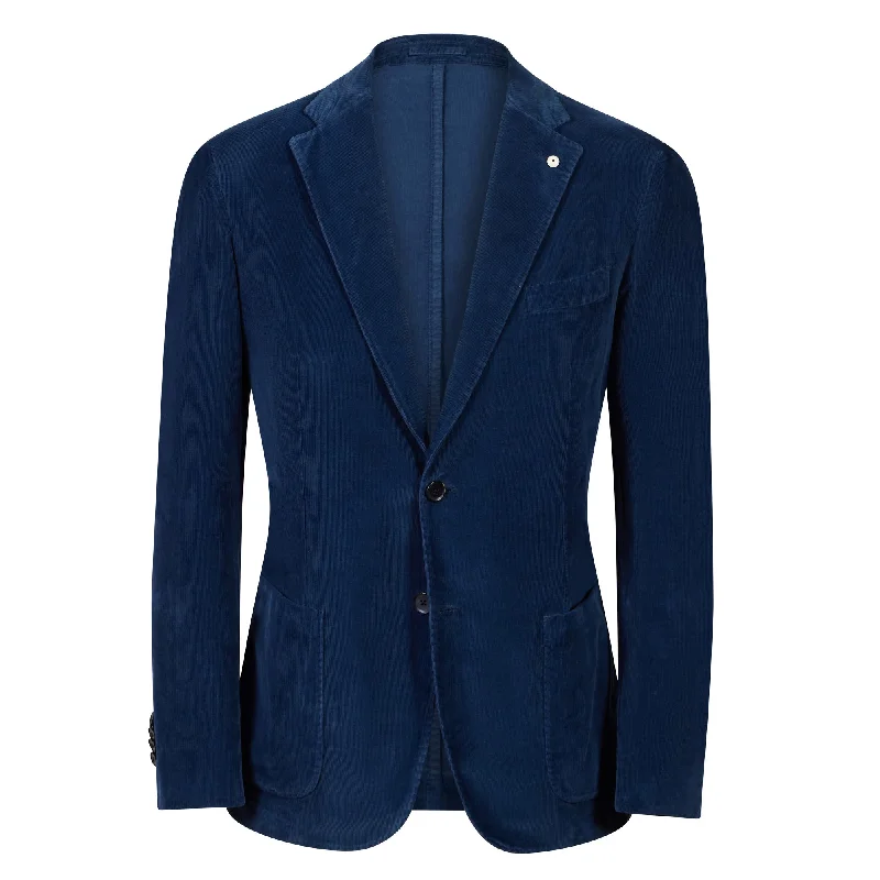 Smart Tops Practical Jeans L.B.M. 1911 Unstructured Two-Button Jacket DARK BLUE REG Smart Tops Practical Jeans L.B.M. 1911 Unstructured Two-Button Jacket DARK BLUE REG