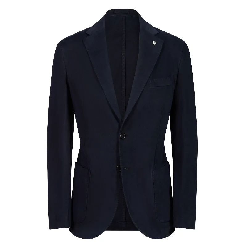 Soft Sweaters Relaxed Footwear L.B.M. 1911 Unstructured Two-Button Jacket NAVY REG Soft Sweaters Relaxed Footwear L.B.M. 1911 Unstructured Two-Button Jacket NAVY REG