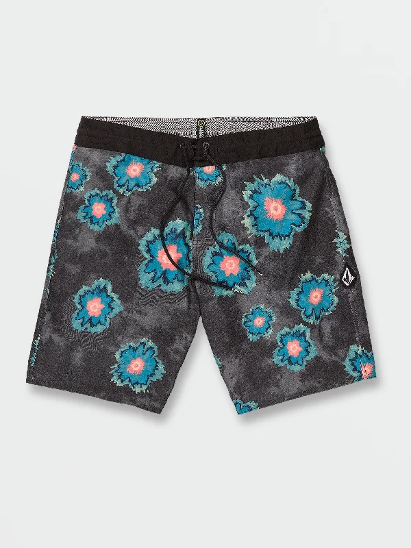 Premium Fit Trendy Footwear Medal Petal Stoney Trunks - Black