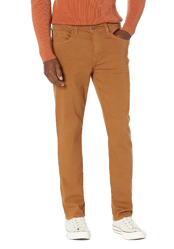 Street Fashion Practical Hoodies Men Federal Slim Straight Jean In Cinnamon Cocoa