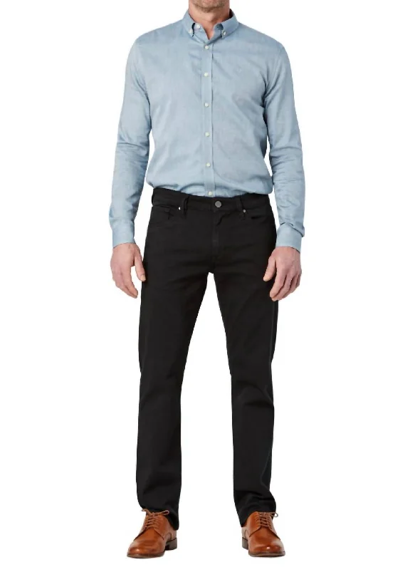 Cool Casuals Comfortable Wardrobe Men's Courage Straight Leg Jeans In Select Double Black Cool Casuals Comfortable Wardrobe Men's Courage Straight Leg Jeans In Select Double Black