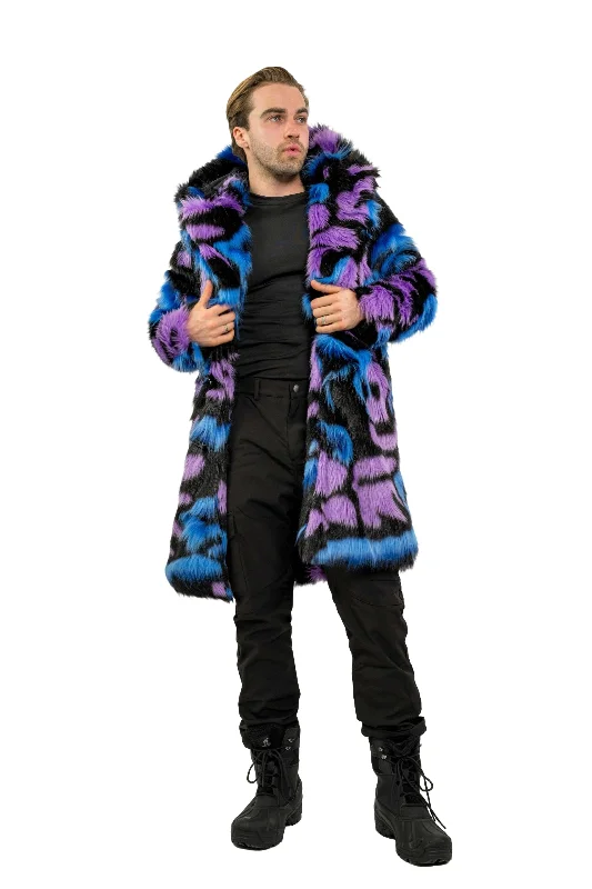 Relaxed Fits Urban Shirts Men's Dutch Snap off Hood Coat  in "Twilight Bloom"