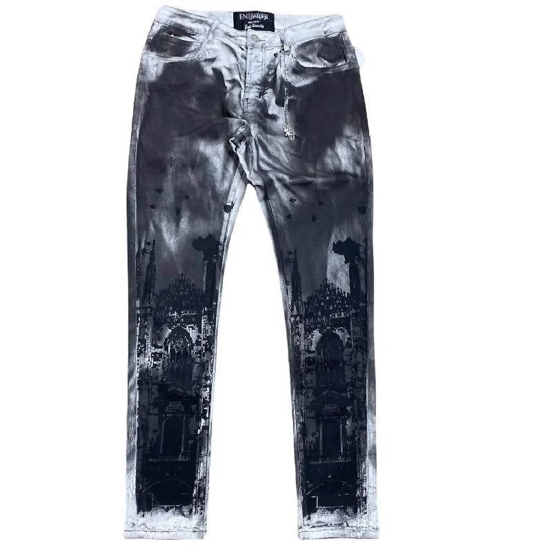 Relaxed Denim Easy Styles Men's Hendrix Denim Jean In Black Fade