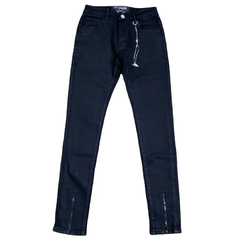 Casual Denim Casual Shorts Men's Lennon Denim Jean In Jet Black