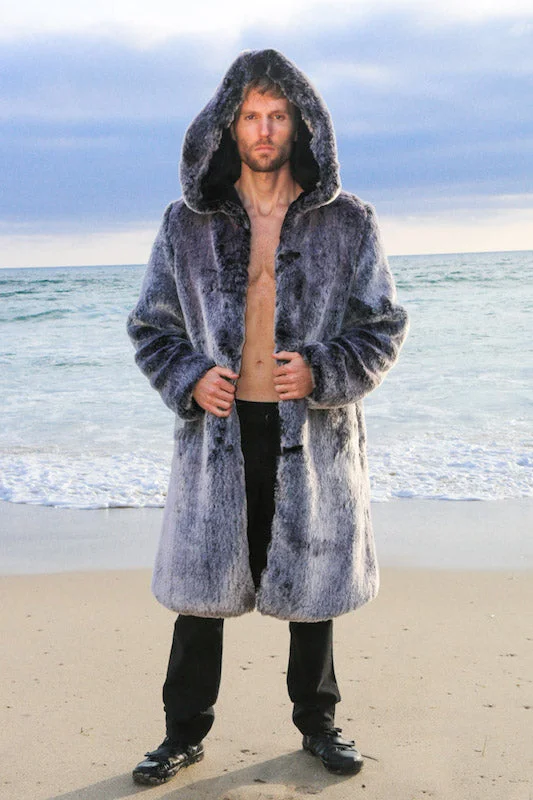 Men's Playa Coat in "Dark Pegasus" Chinchilla