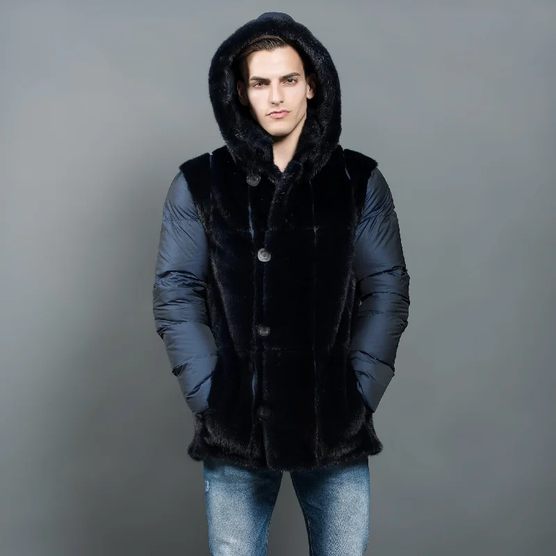 Men's Mink Fur Parka