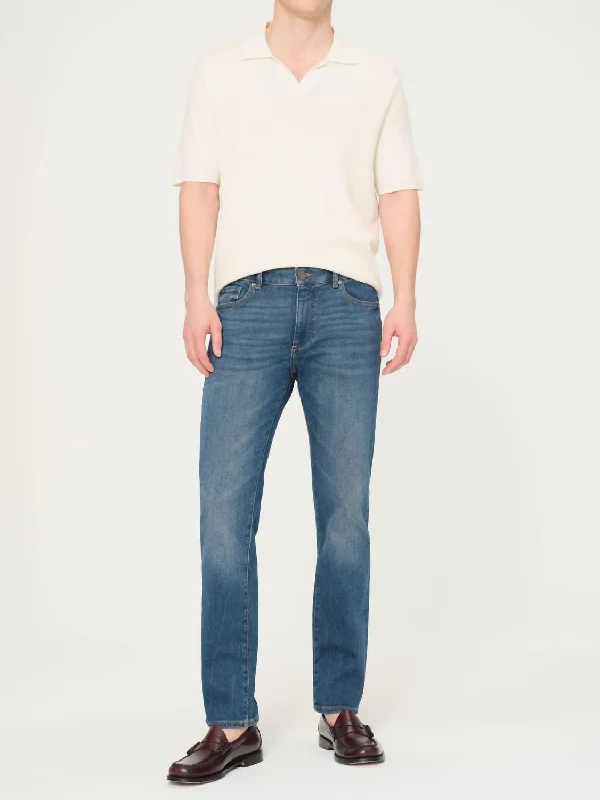 Everyday Apparel Simple Shirts Nick Slim Fit Stretch Jeans In Seaside