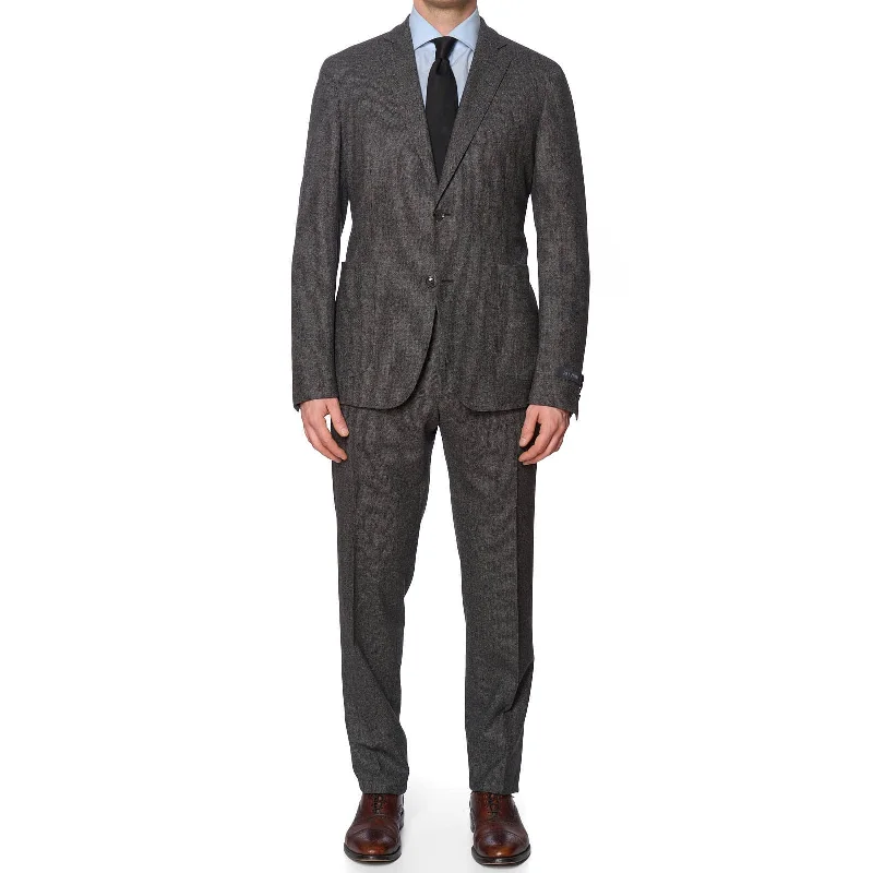 Flexible Wear Relaxed Footwear PAL ZILERI Gray Wool-Elastane Slim Fit Unlined Suit EU 54 NEW US 42 Flexible Wear Relaxed Footwear PAL ZILERI Gray Wool-Elastane Slim Fit Unlined Suit EU 54 NEW US 42