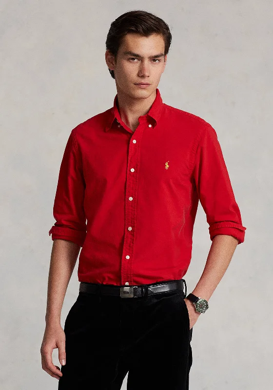 Fashion Comfort Comfort Jeans Ralph Lauren Classic Lunar New Year Shirt, Red