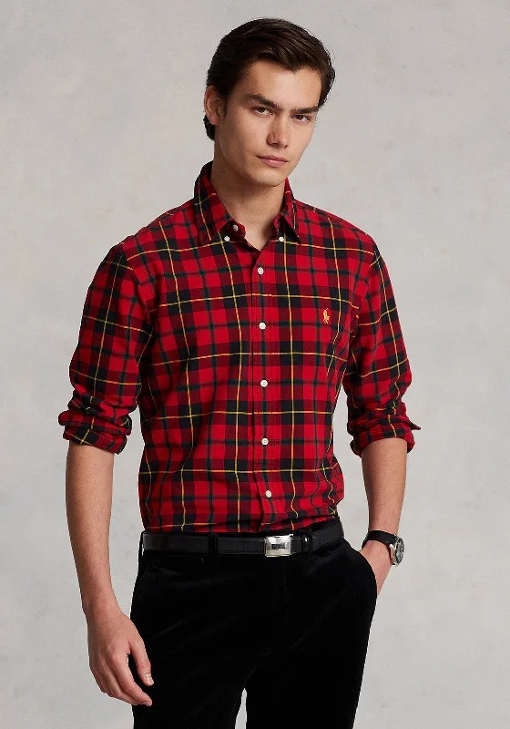 Laid-Back Wear Bold Pants Ralph Lauren Classic Lunar New Year Check Shirt, Red