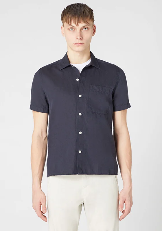 Comfortable Wearables Modern Jackets Remus Uomo Paolo Short Sleeve Shirt, Ink Blue Comfortable Wearables Modern Jackets Remus Uomo Paolo Short Sleeve Shirt, Ink Blue