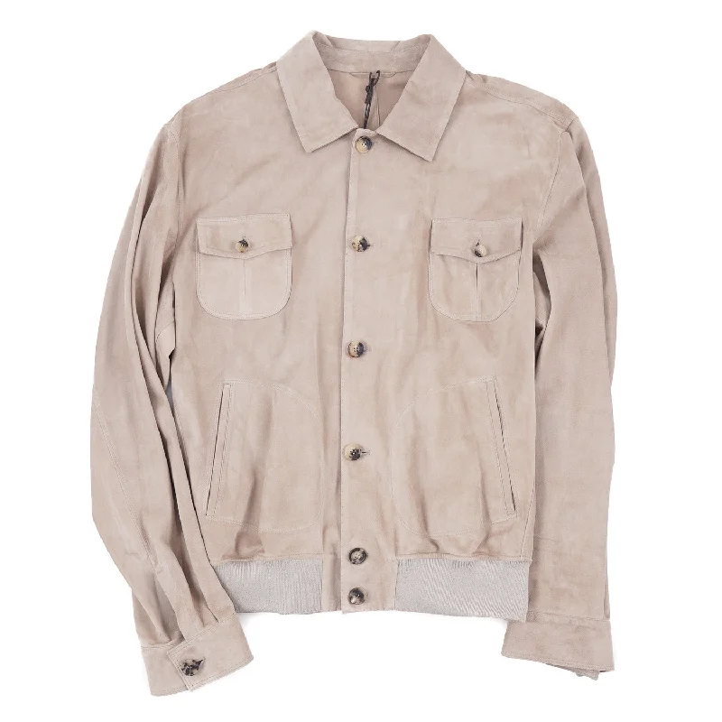 Rifugio Nappa Suede Bomber Jacket